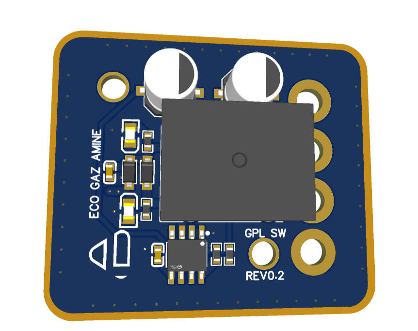 Stop Pompe PCB close-up